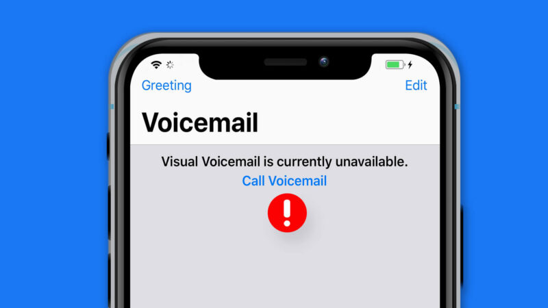 5 Ways to Fix the Visual Voicemail is Currently Unavailable Error on iPhone